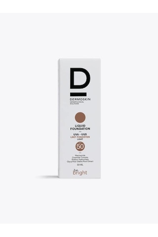 Dermoskin Be Bright Spf 50+ Likit Fondöten Light 33 ML