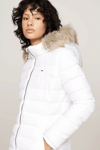 Tommy Jeans Tjw Essentıal Hooded Down Coat Beyaz
