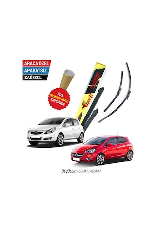 Opel Corsa D / E İnwells Muz Silecek Takımı (2006-2019)