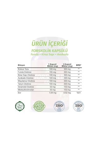 Gökçek Şifa Forskolin 60 Kapsül