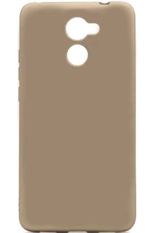 Zore Huawei Y7 Prime Kılıf Msra Premier Silikon Kapak - Gold Gold