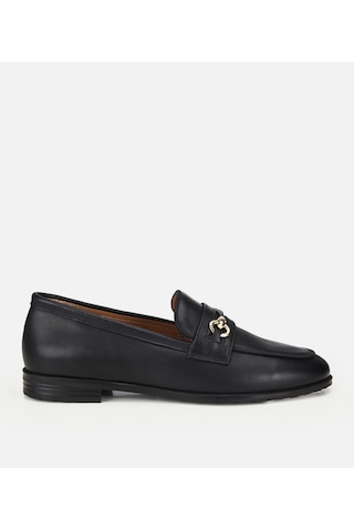 Hotiç Kadın Deri Siyah Tokalı Klasik Loafer 01ayh321320a100 01ayh321320a100