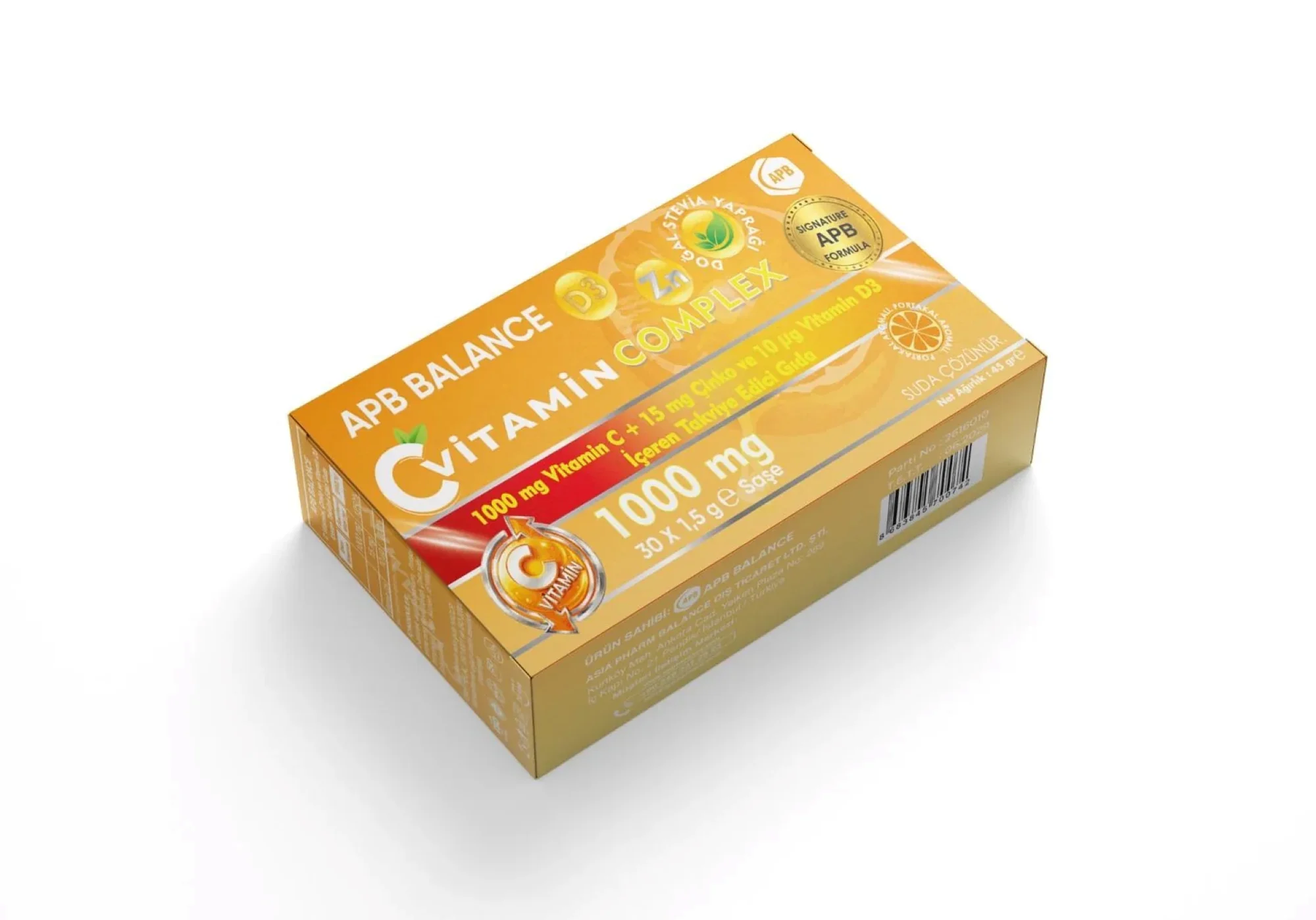 Apb Asia Pharm Balance Apb Balance C Vitamini 30 Saşe