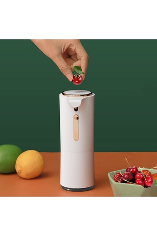 Yifomall Yeşil Otomatik Enstrümanlı Köpük Sabun Dağıtıcı, Ev, Mutfak, Banyo İçin, Delme Yok, Çocuk Dostu, Infrared Sensörlü Sabun Yok Koyu Yeşil