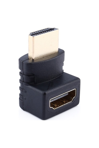 Hdmı Dirsek Adaptörü Hdmi L Çevirici Uzatma Dönüştürücü 270 Derece