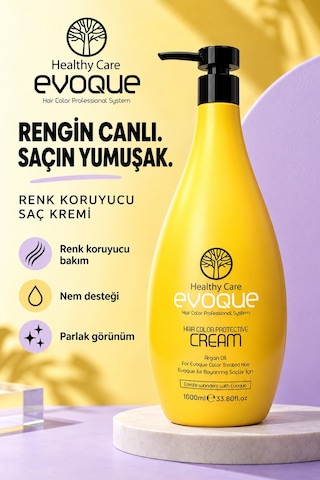Evoque Healthy Care Renk Koruyucu Saç Kremi 1 L
