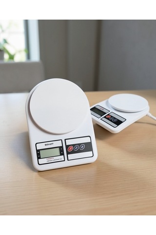 Dijital Mutfak Tartısı 10 Kg Lcd Ekran Hassas Terazi Çok Renkli
