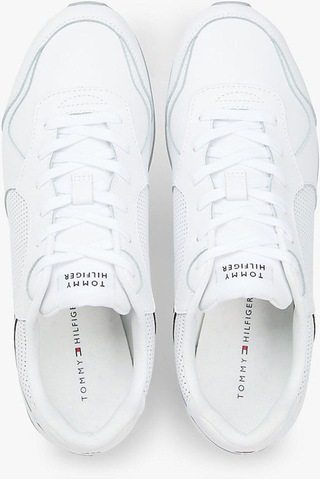 Tommy Hilfiger Runner Icon Leather-12804 Beyaz