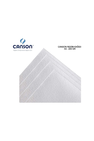 Resim Kağıdı, Sulu Boya Kağıdı, A3 297x420mm 200gr-30 Sayfa