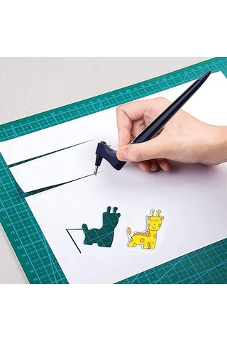 Springsun 360 Derece Dönen Hassas El İşi Kesme Bıçağı - Kâğıt, Vinil Ve Plastik Kesim İçin Portakal