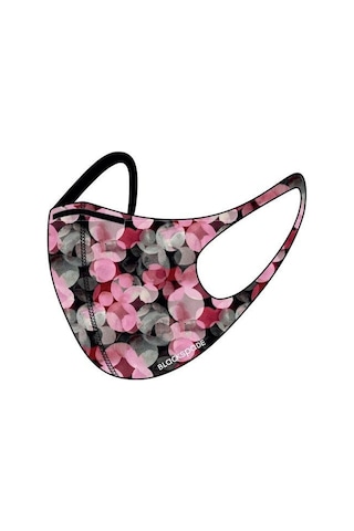 Blackspade Unisex Koruyucu Maske Daire Desen