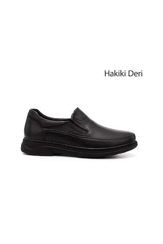 Gönderi(R) Erkek Siyah Hakiki Deri Comfort Ayakkabı Ddma73542972 Siyah