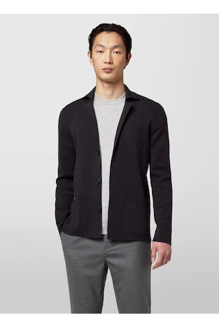 Alpha Studio Antrasit Erkek %100 Yün Slim Fit Ceket Au-7070n Jacket/coat