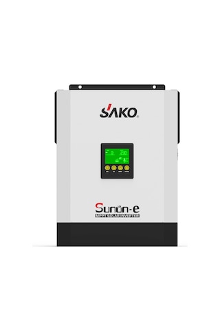Sako 3kVA 2.4KW 24V 80A Mppt Yüksek Pv Tam Sinüs Akıllı İnverter