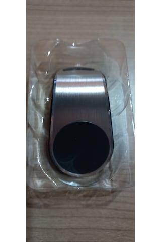 Telefon Tutucu Araç Klima Menfezine Takılan Mıknatıslı Metal Gri