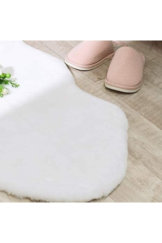 Tappeto Rex Tavşanı Çift Kafa Post Beyaz (22 Mm Tüy)