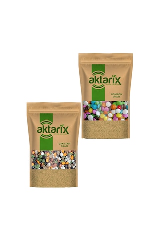 5 Kg Çakıltaşı + 5 Kg Bonibon Çikolata Draje 2'li Set