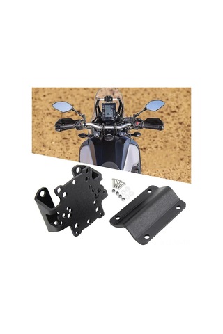 Yifomall Yamaha Tenere 700 İçin Çelik Motor Gps/ Akıllı Telefon/ Gopro Tutucu - Şok, Çizik Ve Hava Dayanıklı, 5 Dakikada Montaj, Tam Görünürlük Sağlar Diğer