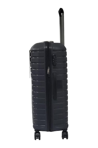 Oleets Büyük Boy Polipropilen Süper Esnek Kırılmaz Tekerlekli Valiz Bavul Füme