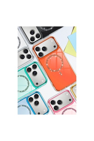Apple İphone 17 Pro Max Live Diamond Magsafe Kapak