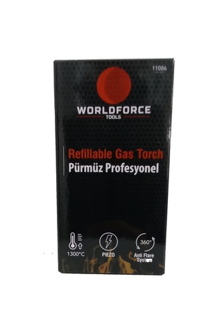 Worldforce Profesyonel Pürmüz Kamp Çakmağı Yüksek Isı Üretir N11.3465 Siyah