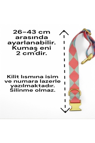 Caramelos Köpek Tasması-küçük Irk Ve Orta Irk İsimli Tasma 14