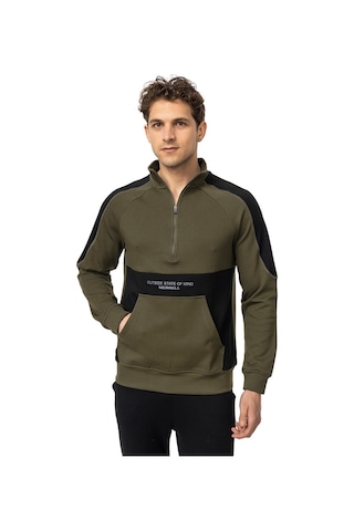 Merrell Merrell Erkek Günlük Giyim Sweatshirt Stefan Açık Yeşil 680 Yeşil