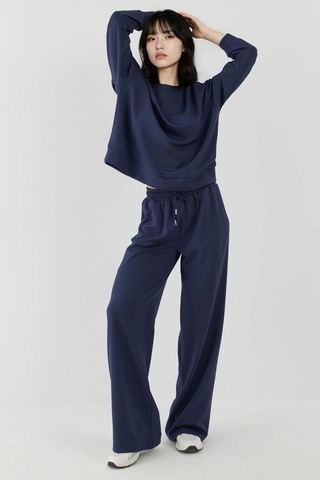 Hiccup Modal Dokunuşlu Basic Sweatshirt Lacivert