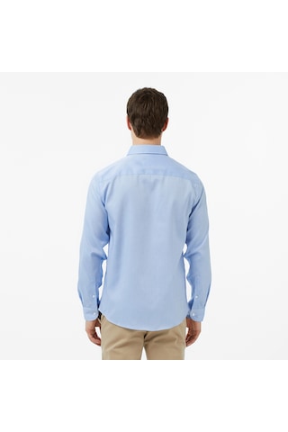 Nautica Erkek Mavi Slim Fit Gömlek Düz W65475t Mavi