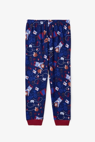 Penti Lacivert Erkek Çocuk Bear Style Ayı Desenli Termal Etkili Pijama Takımı