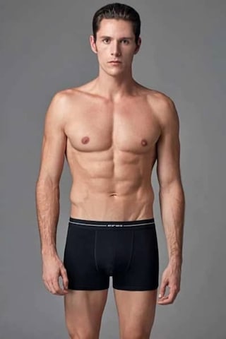 Eros Compact Ers 015 3 Lü Boxer Kutuda 3 Renk Gri Siyah Lacivert (445169823) Gri
