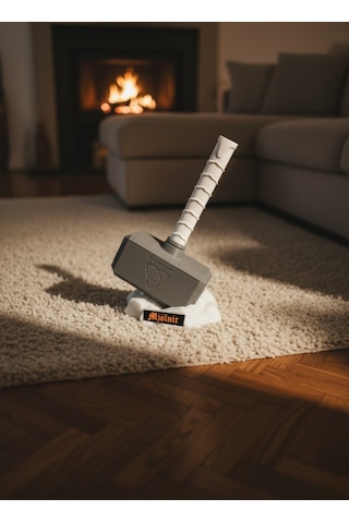 Thor Çekici Dekoratif Figür Mitolojik Ve Fantastik Ev Aksesuarı 20x34 Cm