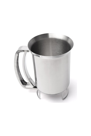 Sones Elde Taşınabilir Paslanmaz Çelik Hamur Dağıtıcısı Kek Hamuru Hunisi Karıştırma Hamur Ayırıcı