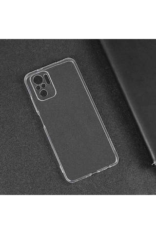 Zore Redmi Note 10 Pro Kılıf Msra Süper Silikon Kapak - Renksiz Renksiz