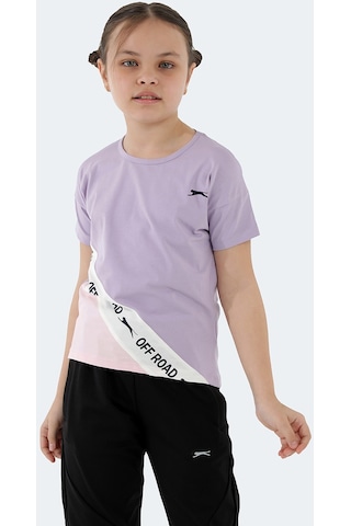 Slazenger PINA Çocuk Lila Tişört
