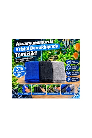 Dnc Clean Akvaryum Temizleme Bezi 3'lü Diğer