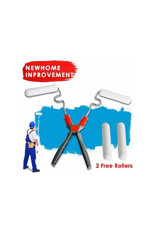 Nano Süngerli Damlatmaz Mobilya Ve Duvar Boyama Rulosu Hem Köşe H