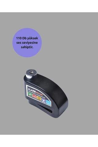 Güvenlik Sensörlü Alarmlı Disk Kilidi Motosiklet Ve Bisiklet İçin