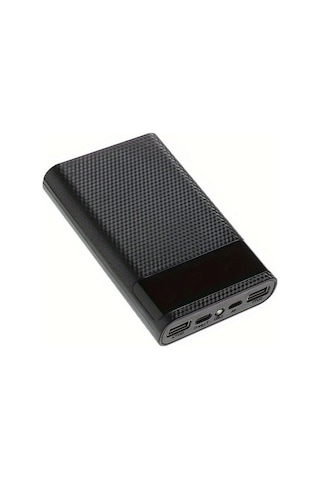 Boatshop1 Siyah Ka4 4x18650 15000mah Cift Usb Cikisli Dayanikli Tasinabilir Guc Kaynagi Pil Kutusu