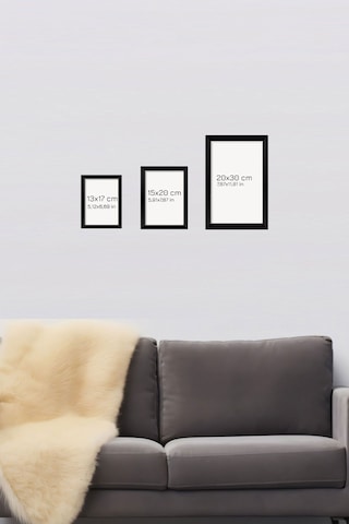 Artavessa 12 Parça Siyah Çerçeve Görünümlü Mdf Tablo Seti - 12ARTAVESSA8