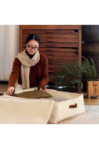 Dancemonkey Yorgan Yatak Saklama Pamuk Moho Mdj6169 Ev Dekorasyon Cbtx Çantası Battaniye Altında & Fb 140l