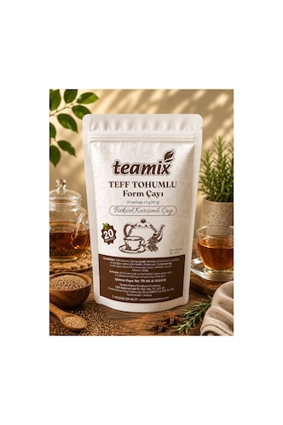 Teff Tohumlu Form Çayı 20 Süzen Bitki Çayı