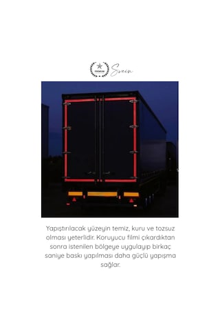 Reflektifbant Reflektif Kedi Gözü Bant Kırmızı 35mm 1,5 Metre Motosiklet Bisiklet Otomobil Dorse Rö