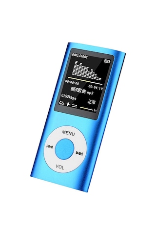 Mp3 Çalar Fm Radyo Sd Kart Girişli Mp4 Player 1.8 Inç Renkli Ekran