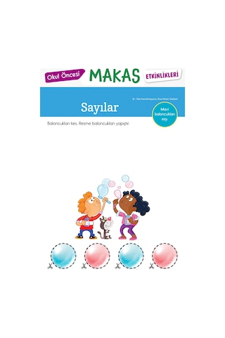 Okul Öncesi Makas Etkinlikleri Kes Yapıştır Oyna 2. Seviye - Dikkat Atölyesi Yayınları
