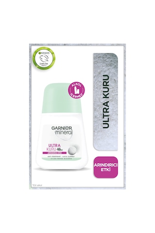 Garnier Mineral Ultra Kuru Kadın Roll-On Deodorant 3'lü Set