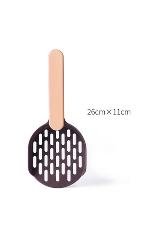 Suofeng Kedi Kumu Kovalayıcı, Kontrast Renkli Abs Materyal, 0.5cm Sızıntı Delikleri İle Hızlı Kumu Süzme, 26x10.5cm Boyut