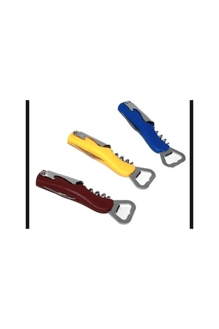 Çok Amaçlı Ve Kullanışlı Metal Tirbişon Açacak 4 Fonksiyonlu Çok Renkli