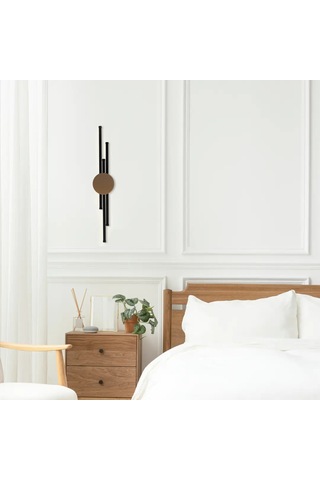 Voxlamp Badge Iı Led Duvar Aplik 70 Cm Siyah Gold