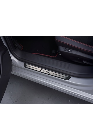 Honda Cıvıc Sd/hb Krom Kapı Eşik Koruması Tüm Modeller İle Uyumlu 4 Parça